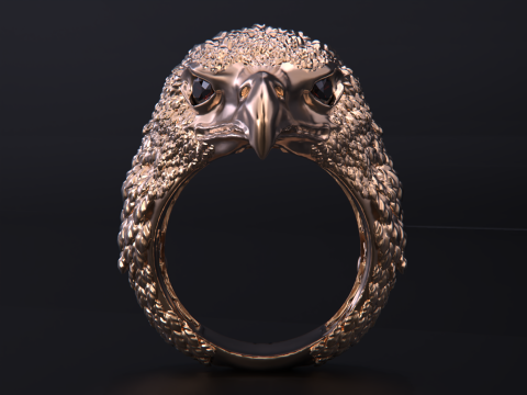 Eagle ring Modèles 3D en vedette