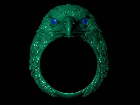 Eagle ring Modèles 3D en vedette