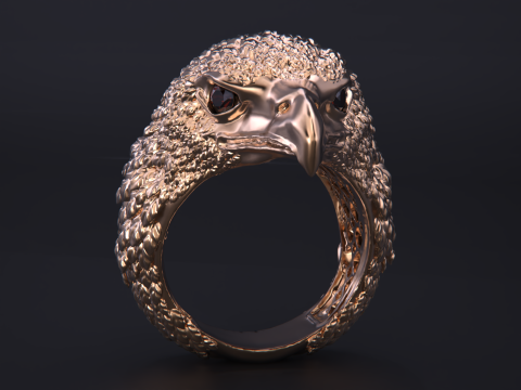 Eagle ring Modèles 3D en vedette