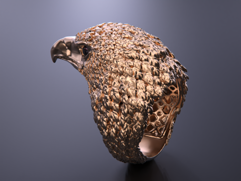 Eagle ring Modèles 3D en vedette