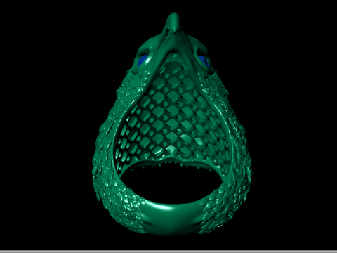 Eagle ring Modèles 3D en vedette