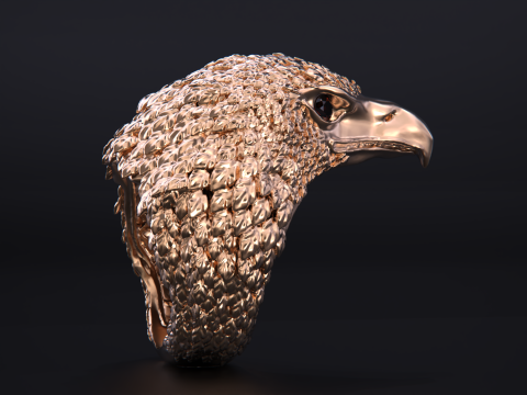 Eagle ring Modèles 3D en vedette