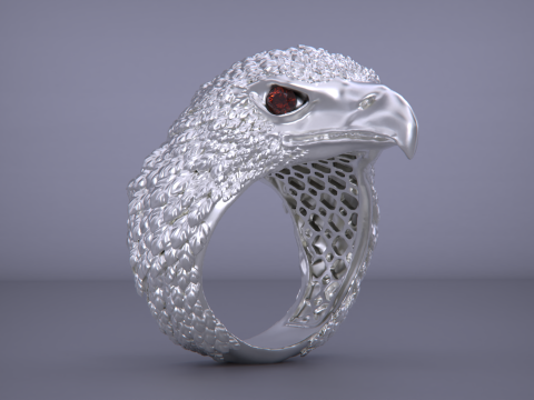 Eagle ring Modèles 3D en vedette