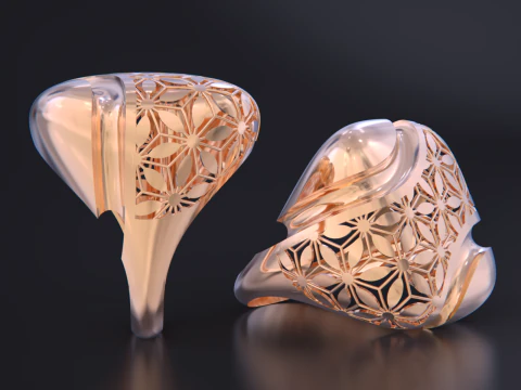 Cincin fusi Model Cetak 3D