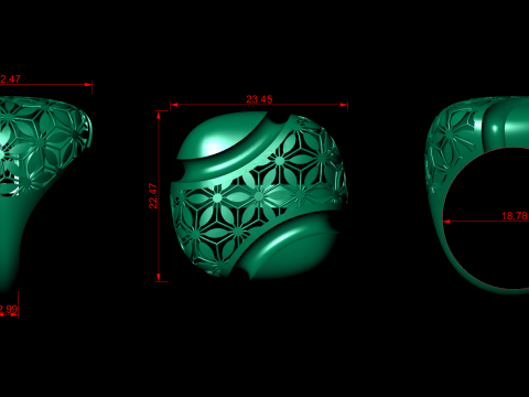 Fusion ring Modelo de Impressão 3D
