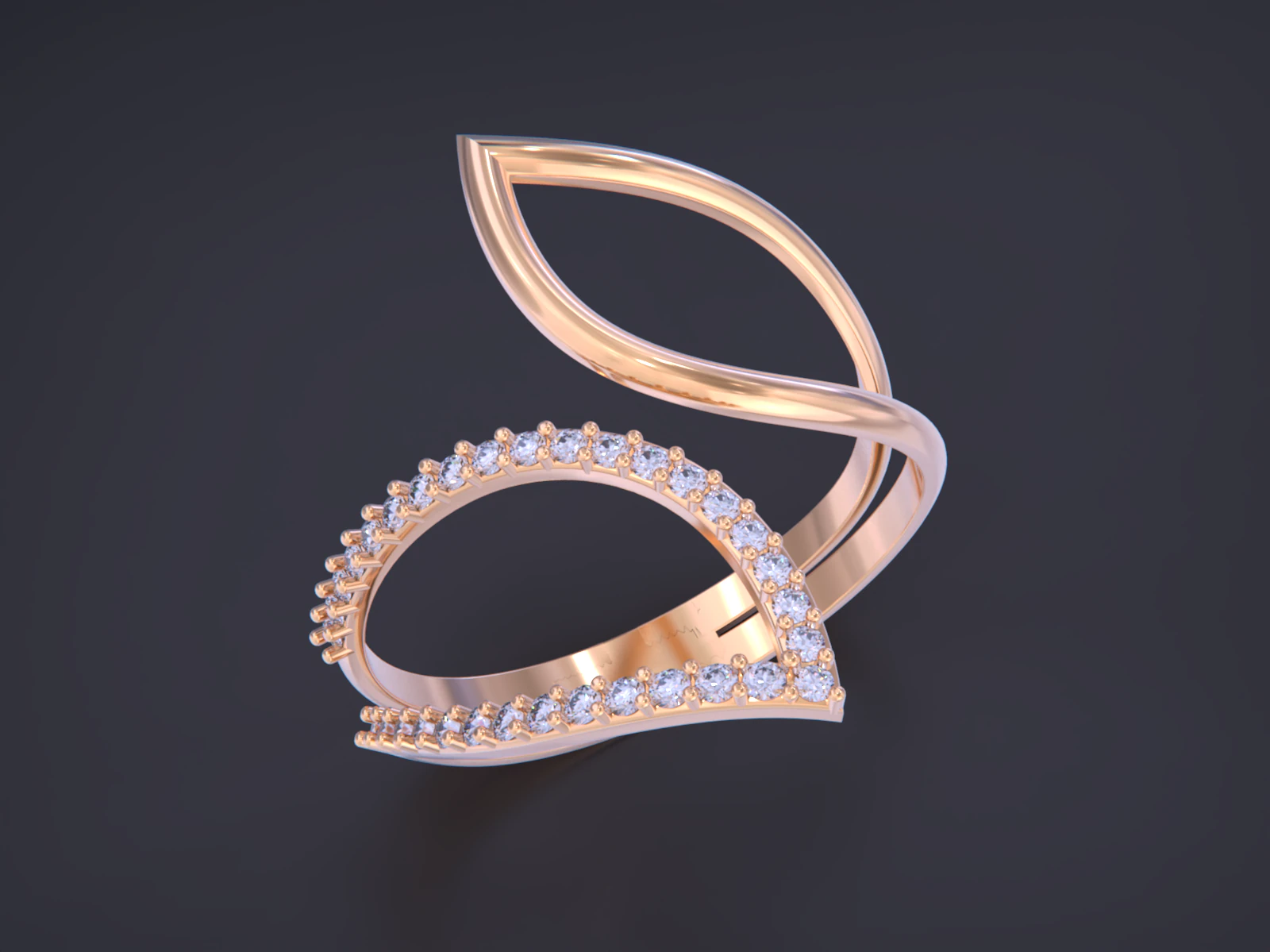 Jewelry ring 3D Print Model .c4d .max .obj .3ds .fbx .stl .blend 