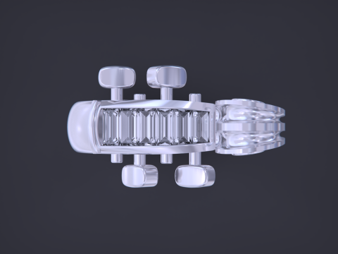 Cello Ring 3D 프린트 모델
