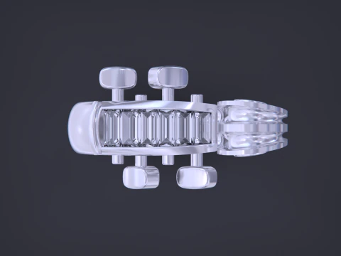 Cello Ring 3D Print Model