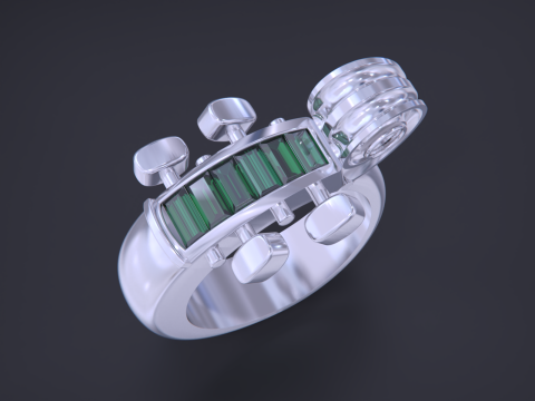 Cello Ring 3D 프린트 모델