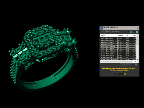 Emerald Cut Ring 3D Принт Модель
