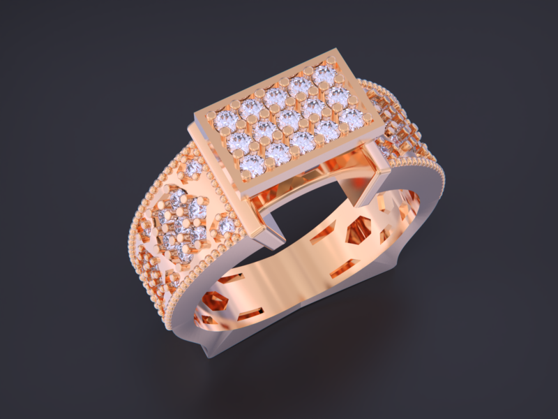 Jewelry Ring 3D Print Model .c4d .max .obj .3ds .fbx .stl .blend 
