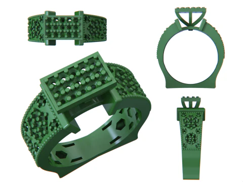 Jewelry Ring 3D Print Model
