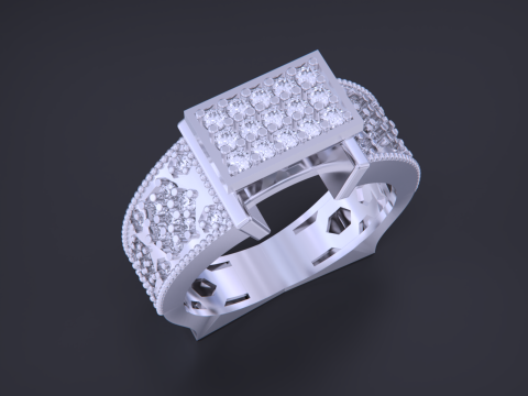 Jewelry Ring 3D Print Model