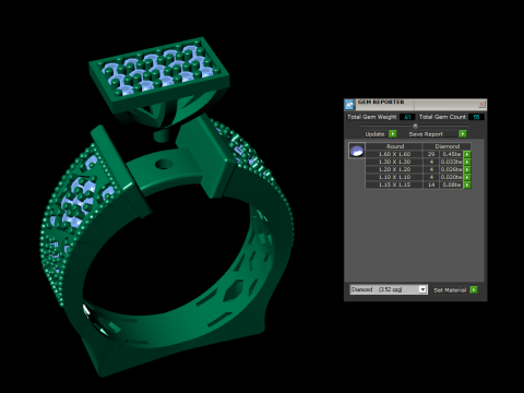 Jewelry Ring 3D Print Model
