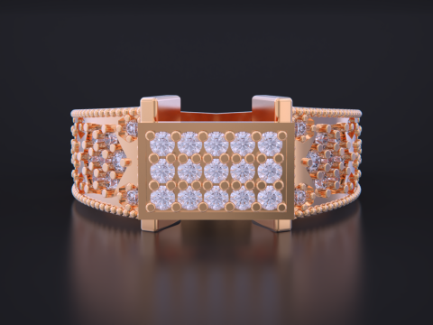 Jewelry Ring 3D Print Model