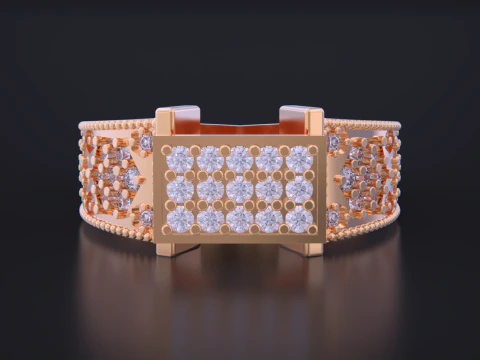 Jewelry Ring 3D Print Model