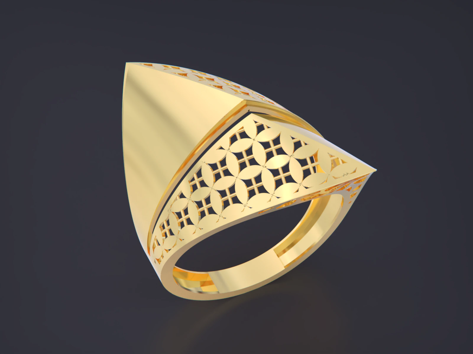 Fusion ring 3D Print Model .c4d .max .obj .3ds .fbx .stl .blend 