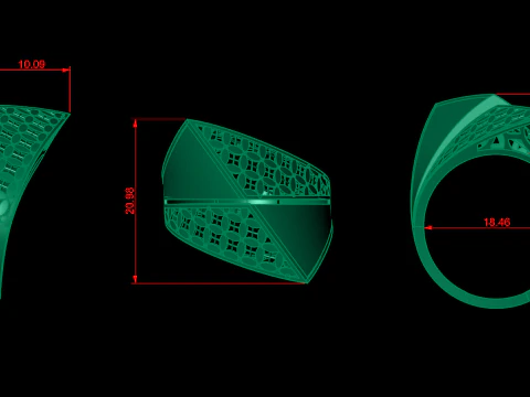 Fusion ring 3D Print Model
