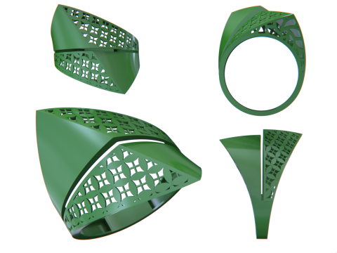 Fusion ring Modèles 3D en vedette