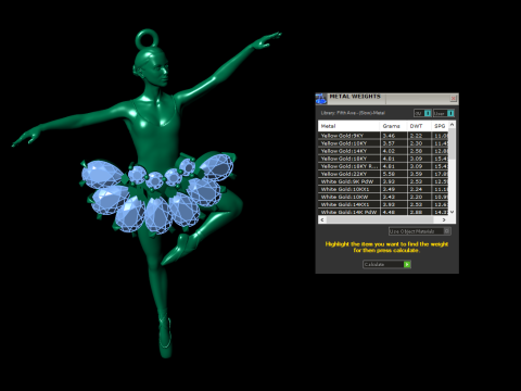 Ballerina pendant 3D Baskı Modeli