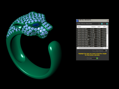 Panther Ring 3D Принт Модель