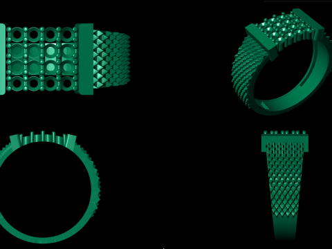 Jewelry Ring-Wax 3D प्रिंट मॉडल