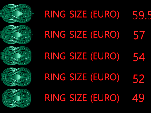 Infinity Crossover Jewelry Ring-5 Size 3Dプリントモデル
