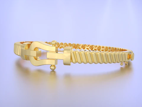 Force bracelet - Horseshoe 3D Print Model