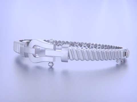 Force bracelet - Horseshoe 3D Print Model