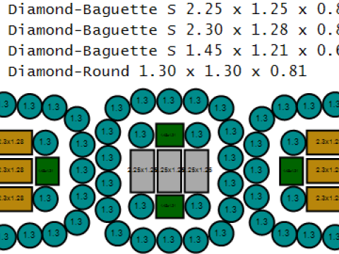 Emerald Cut Jewelry Ring 3D Print Model