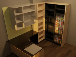 Kitchen corner 3D Model