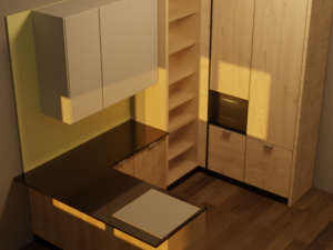 Kitchen corner 3D Modell