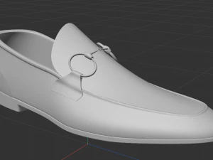 Gucci-jordaan-deri-mokasen 3D Model