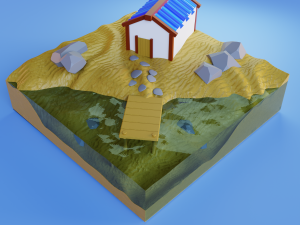Little island 3D Model