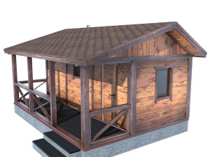 Forest house sauna 3D Модель
