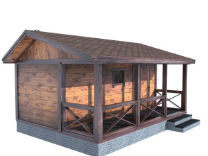 Forest house sauna Modelo 3D