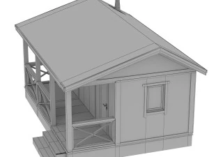 Forest house sauna 3D Model