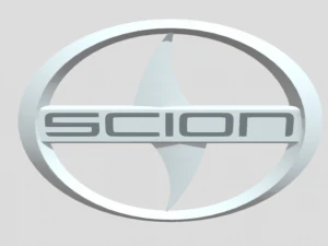 Logo Scion Modello 3D