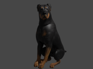Dog doberman 3Dモデル