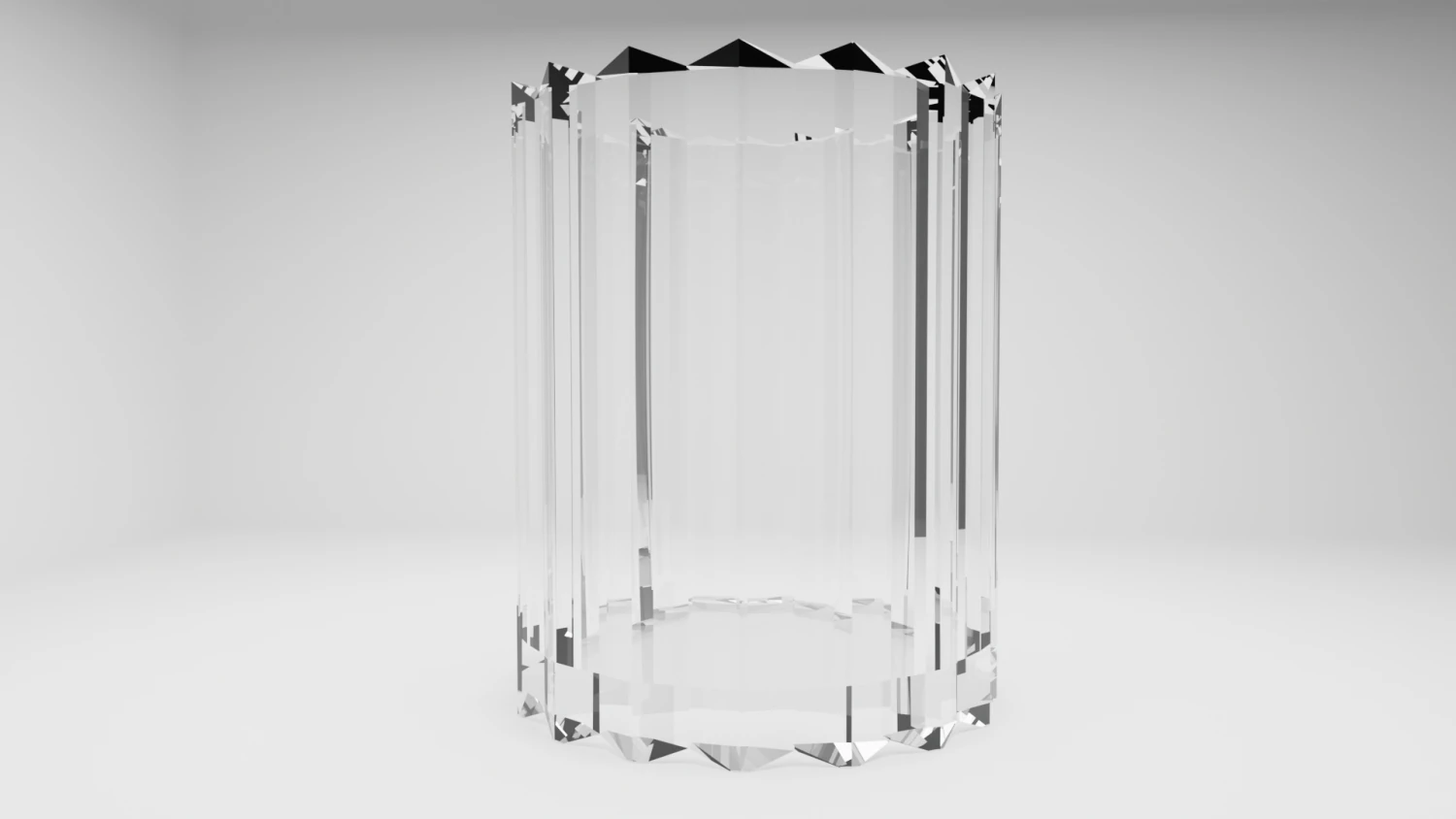 Glass with colision for Blender 3D Model .c4d .max .obj .3ds .fbx .stl .blend 
