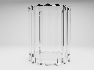 Стакан с коллизией для блендера 3D Модель