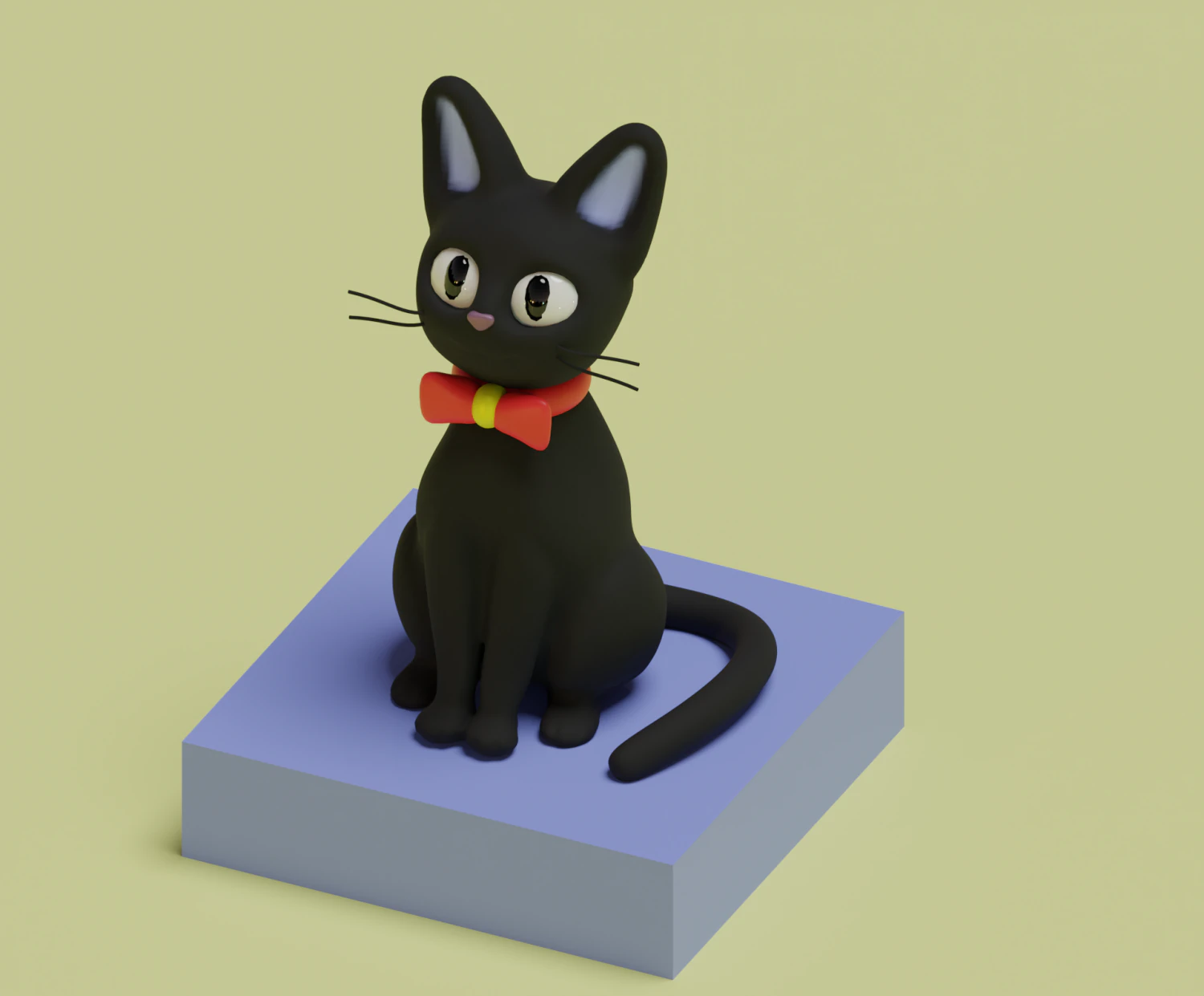 Cat 3D Model .c4d .max .obj .3ds .fbx .stl .blend 
