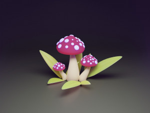 Musrooms 3D Модель