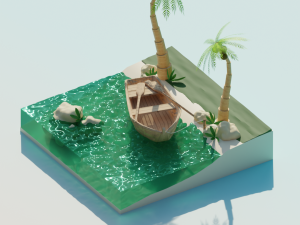Island 3D Model
