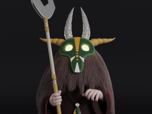 Shaman 3D-Modell