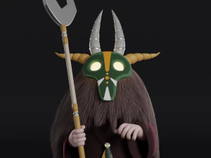 Xam&atilde; Modelo 3D