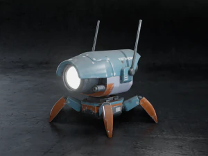 Robot Sci-fi 3D Model