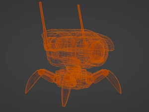Robot Sci-fi 3D Model