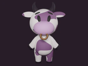 Vaca fofa Modelo 3D