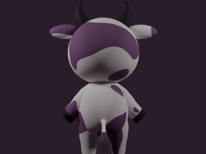 Cute Cow 3D Модель